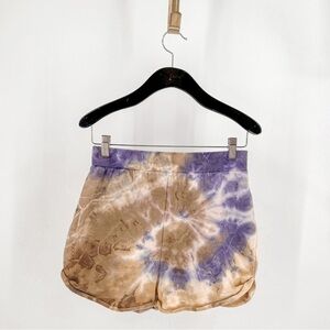 Ragdoll LA Tie Dye Sweat Shorts Fleece Multicolor Lounge Athleisure